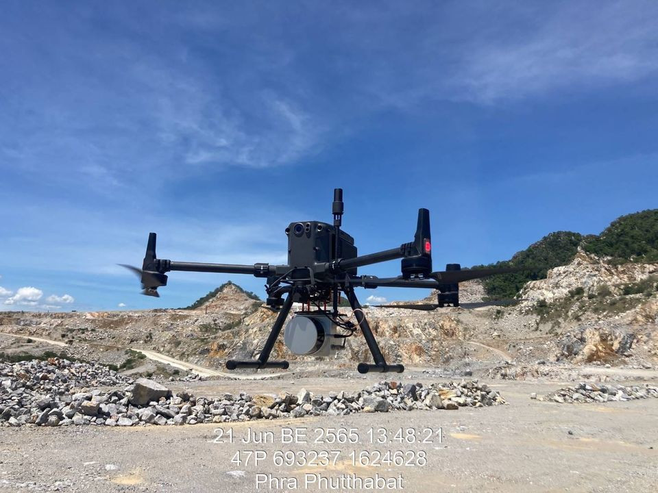 กรณี บริษัท ล่าสุดเกี่ยวกับ UAV LiDAR Scanning System Geosun GS-130X แอปพลิเคชันสำหรับ Mine